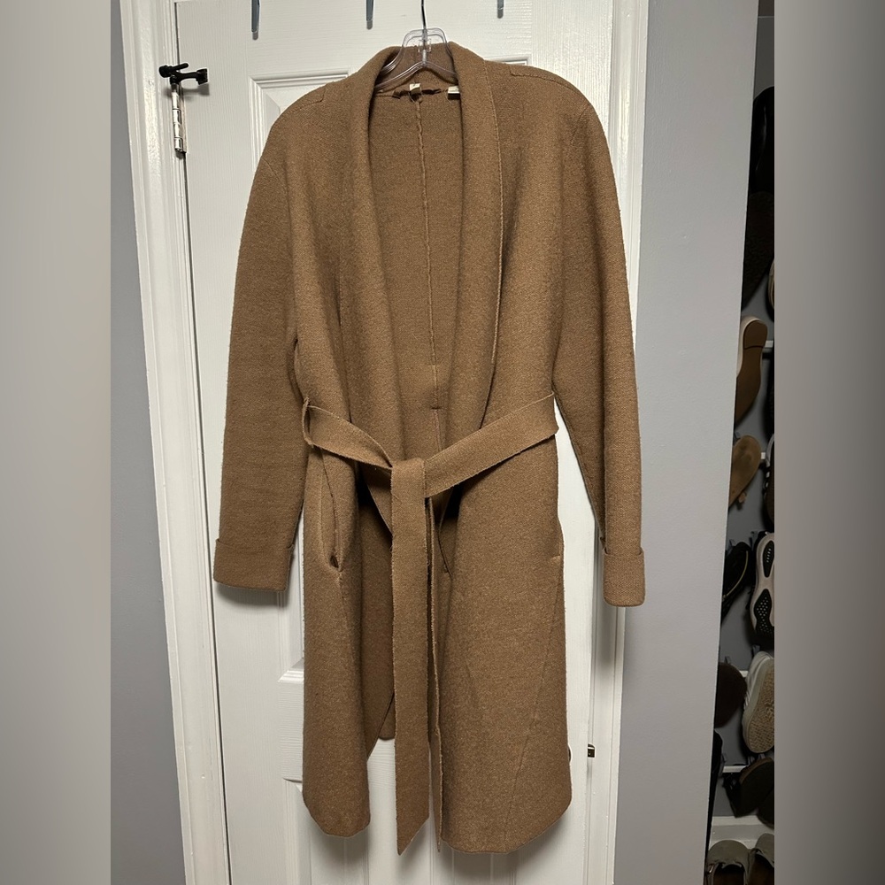 Moth from Anthropologie wrap coat